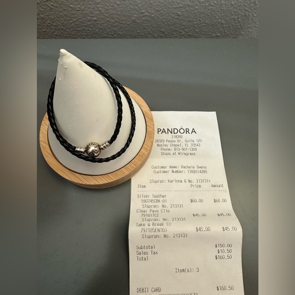 Designer Pandora S925 ALE Sterling Silver Wrap Bracelet - Picture 2 of 7